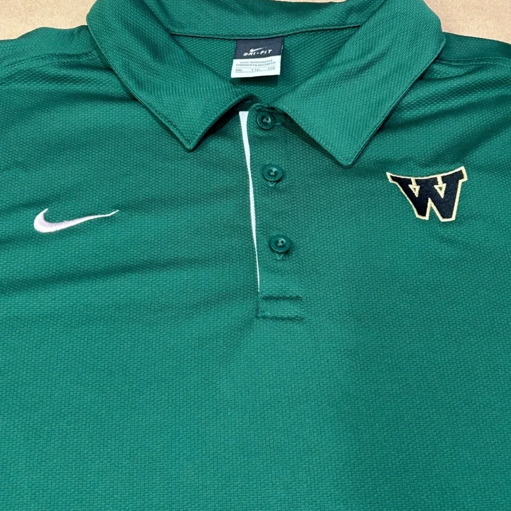 Nike Green Polo Shirt Mens XXL